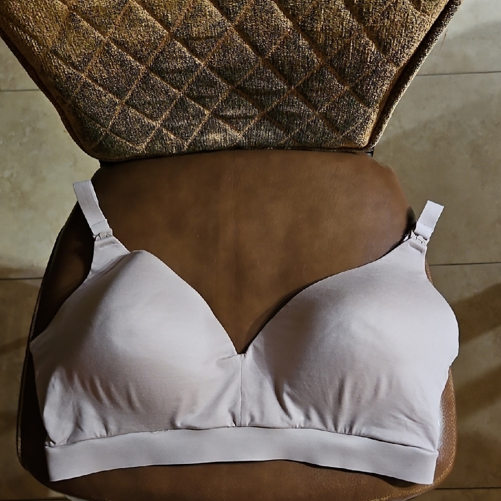 Kindred Bravely The Minimalist Maternity & Nursing Plunge Bra Convertible Tan - Picture 1 of 3